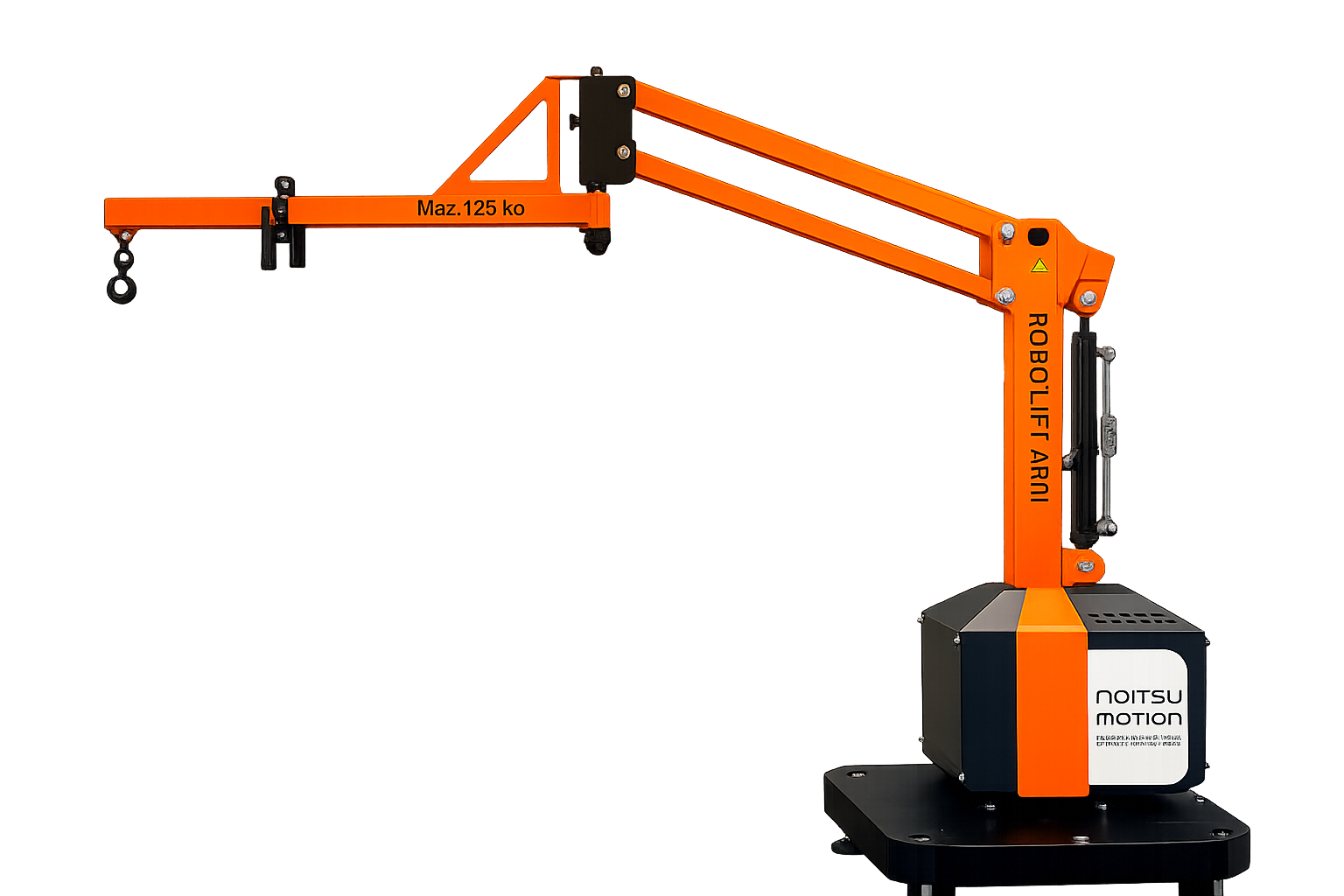 Industrial lifting arm product showcase